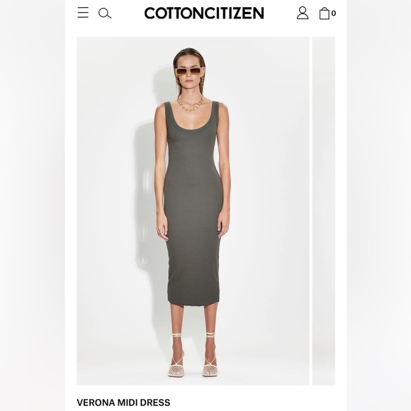 Cotton Citizen Dresses Cotton Citizen Verona Midi Dress Poshmark